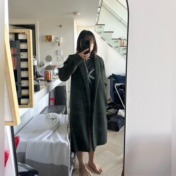 Dark green Zara coat - Picture 3 of 3